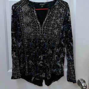 Lucky Brand beautiful floral shirt